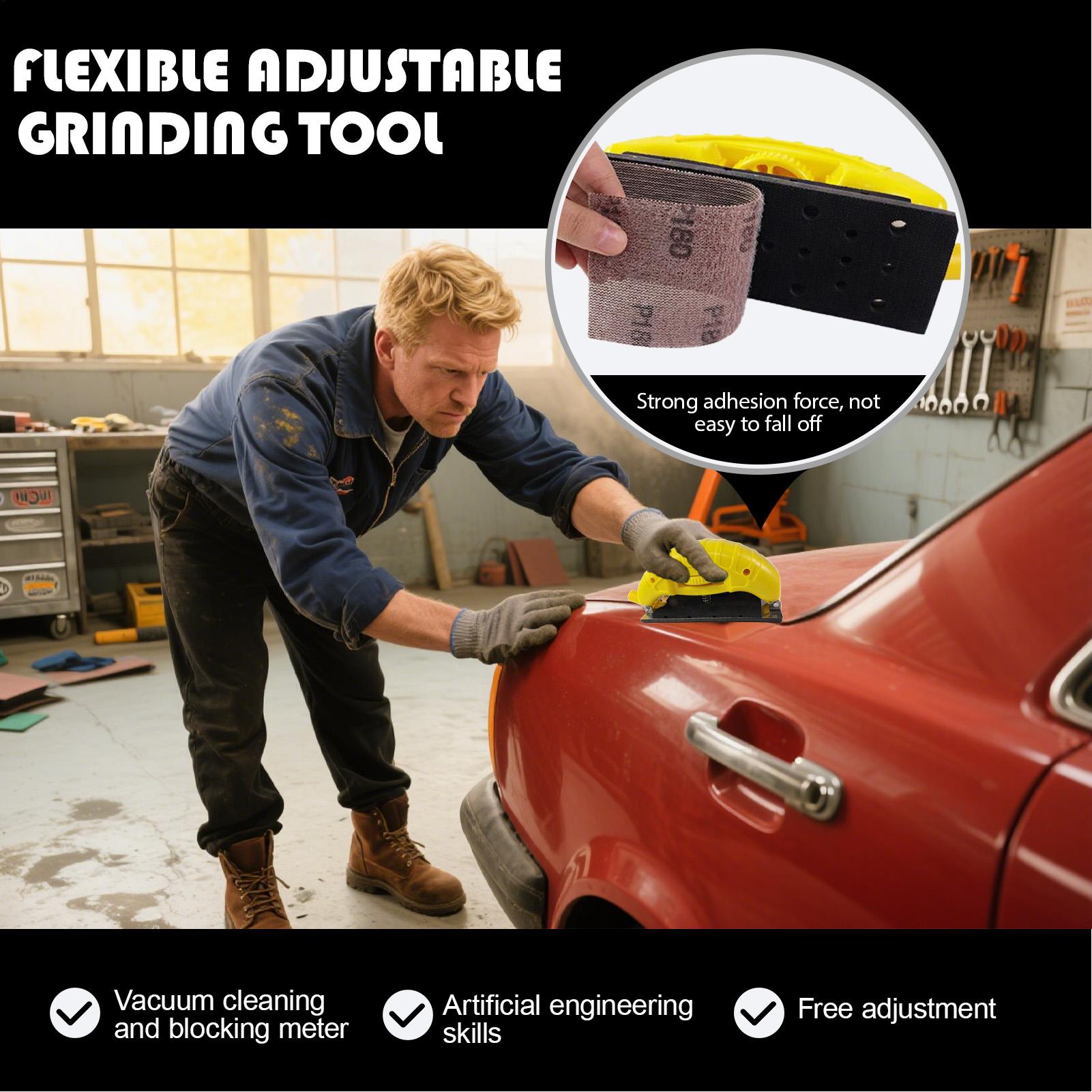 Auto Body Sanding Block Car Sanding Block Adjustable Sander Attachment Ergonomic Handle Holder For Automotive Wet Dry Glass China Mainland