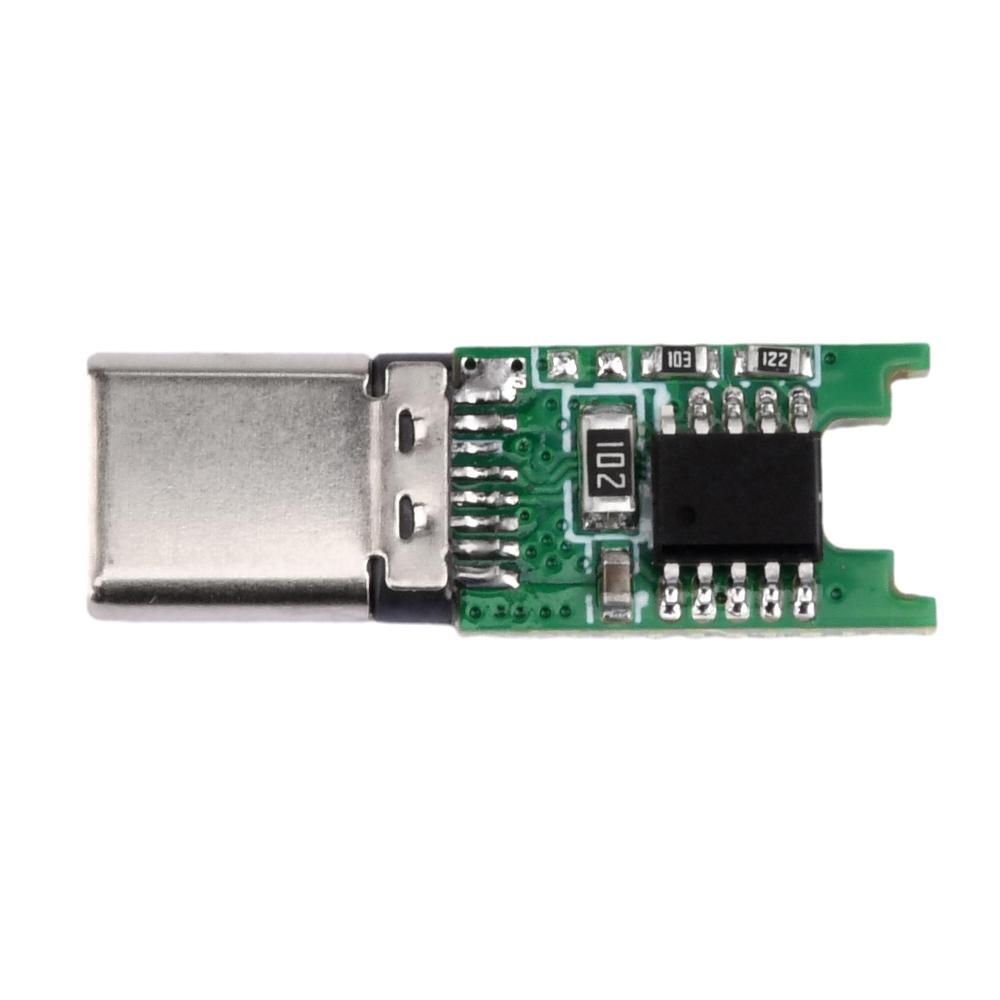 Fast Charge PD/QC Decoy Board 9V 12V 15V 20V PD Decoy Module PD 2 3.0 DC Trigger Cable USB Type-C Male Plug Charge Connector