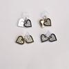 Full Diamond Love Heart Positive and Negative Combination Set Mobile Phone Dust Plug Hanging Ornament Decoration Mobile Phone Accessories