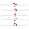 10Pcs Unicorn Party Bracelets Decoration Rubber Bangle Girl Unicorn Birthday Party Supplies Kids Christmas Gifts Toy Baby Shower