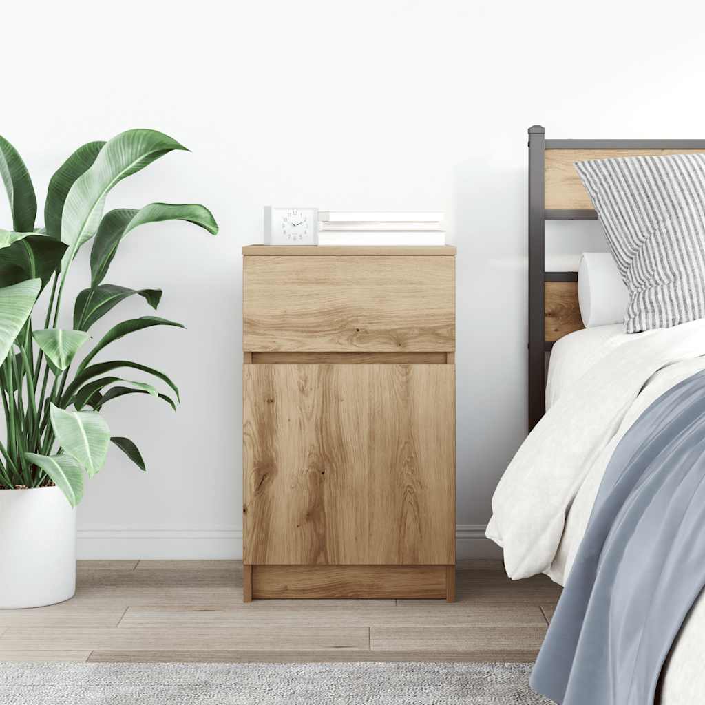 Nightstand Artisan Oak 39x35x65 cm Particleboard