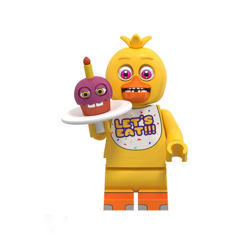 Mini Bricks Bonnie Decoration Piece Construction Block Games Figure Chica Foxy Bear Freddy Fazbear Plaything Accessories Party Presents