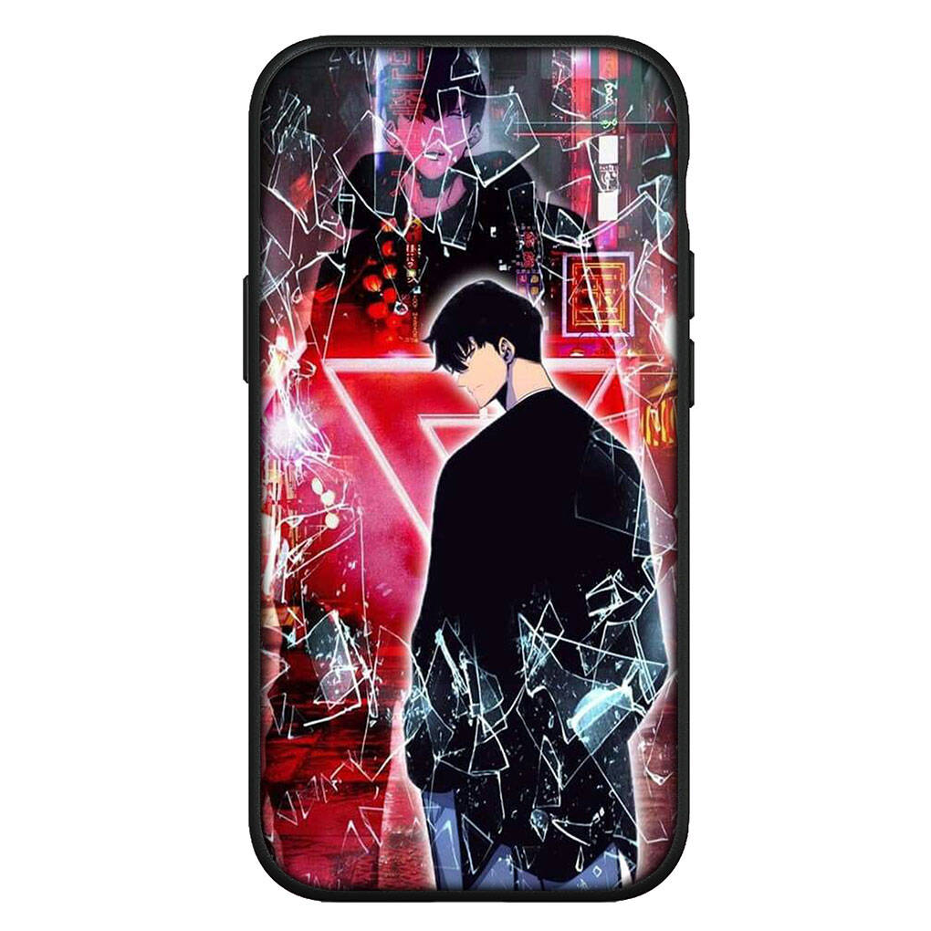 for Samsung Galaxy S25 S24 iPhone 17 16 15 Xiaomi Redmi Note 14 13 12 11 Plus Pro Max XR Phone Case Solo Leveling Sung Jinwoo Arise OPPO Huawei Cover