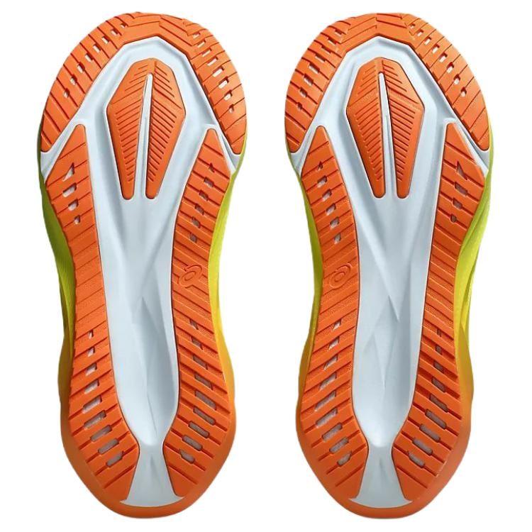 Asics NOVABLAST 5 Breathable Running Shoes Men's Blue Yellow Orange 1011C184-400