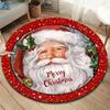 Large Crystal Velvet Non-Slip Water-Absorbent Christmas Carpet for Living Room and Bedroom