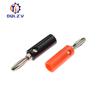 10PCS 50mm Plastic Handle Test Probe Metal Alligator Clips Connector Connect Socket Plug for Battery 4MM Banana Plug