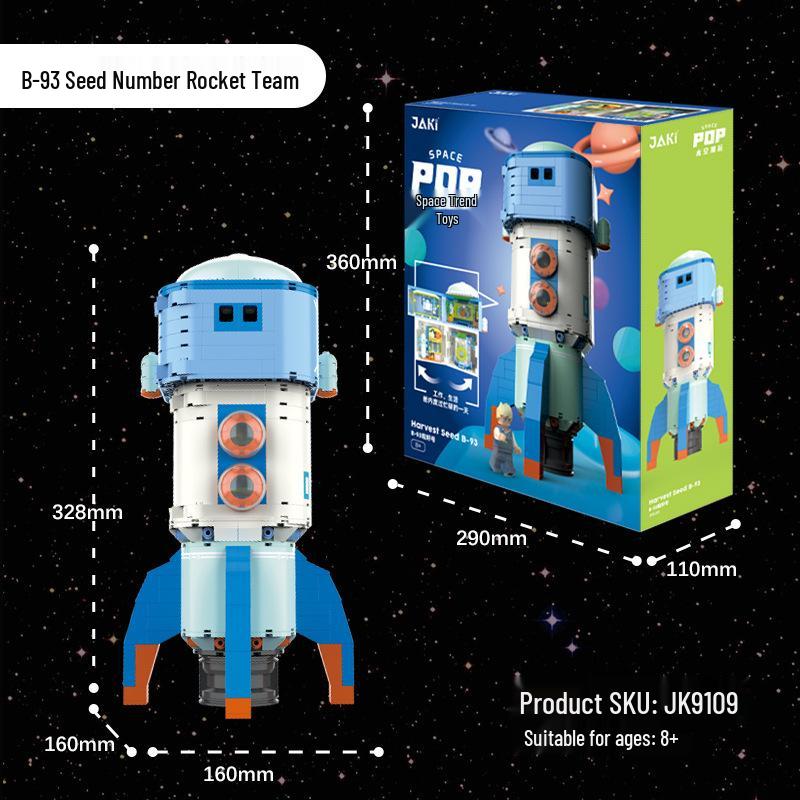Jiaqi JK9109-110 Aerospace Rocket Model Toy Building Blocks for Kids