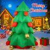 7.87FT With LED Light Xmas Inflatable Xmas Tree Toy Yard Lawn Party Decoration Christmas Home Supplies Ornaments Holiday Gifts