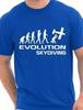 Evolution Of Sky Diving Funny Mens T-Shirt Gift Size S-XXL