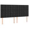 Bed Frame without Mattress Black 160 x 200 cm Velvet