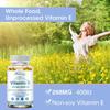 Vitamin E capsules, support antioxidant protection, all-natural, non-GMO, vegetarian, suitable for both men and women.