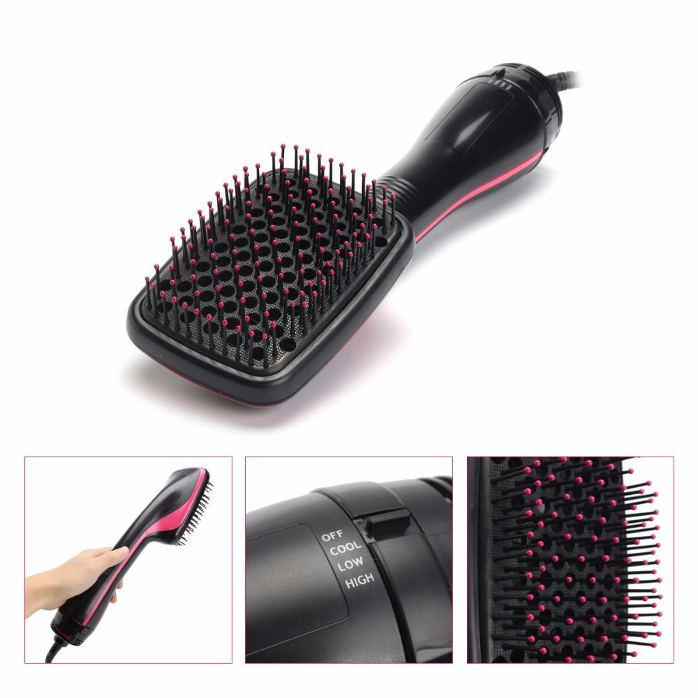 New Design 3 Speeds Intelligent Temperature Control Straightening Comb ABS Material Nylon Heating Resistance Hot Comb