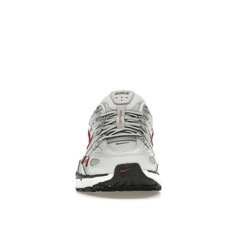 Nike P-6000 Pure Platinum Team Red Men Sneakers Grey Metallic-Platinum White CD6404-020