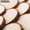 20pcs Wood Slices with No Hole, 2.4-2.8 Inches Wooden Circles for DIY Crafts, Christmas Ornament, Decoration