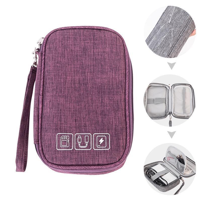 Digital Storage Bag Data Cable Storage Bag Multifunctional Travel Storage Bag Headphone Bag