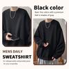 Fuyumoe Plus Size Long Spring Loose Big Solid Winter Men's Sweatshirt, Sleeve, Clothing, Casual, Oversized, Fit, Silhouette, Color, Top, Spring,