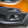 Front Fog Light Lamp Frame Trim Decor Cover for Jeep Renegade 16-18 Carbon Fiber