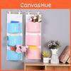 Cotton Linen Creative Storage Organizer With 3 Pockets Home Decor Sundries Net