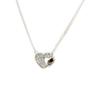 Les Trésors De Lily [N6830] - Collier Argent 'Love' blanc (rhodié)