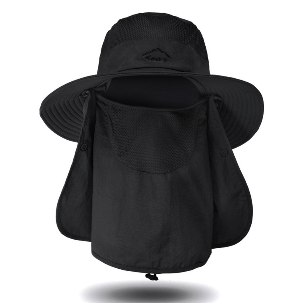 Fisherman's Hat Men's Sun Hat Summer Outdoor Quick Drying Sun Hat Fishing Breathable Sun Hat Women's Face Hat