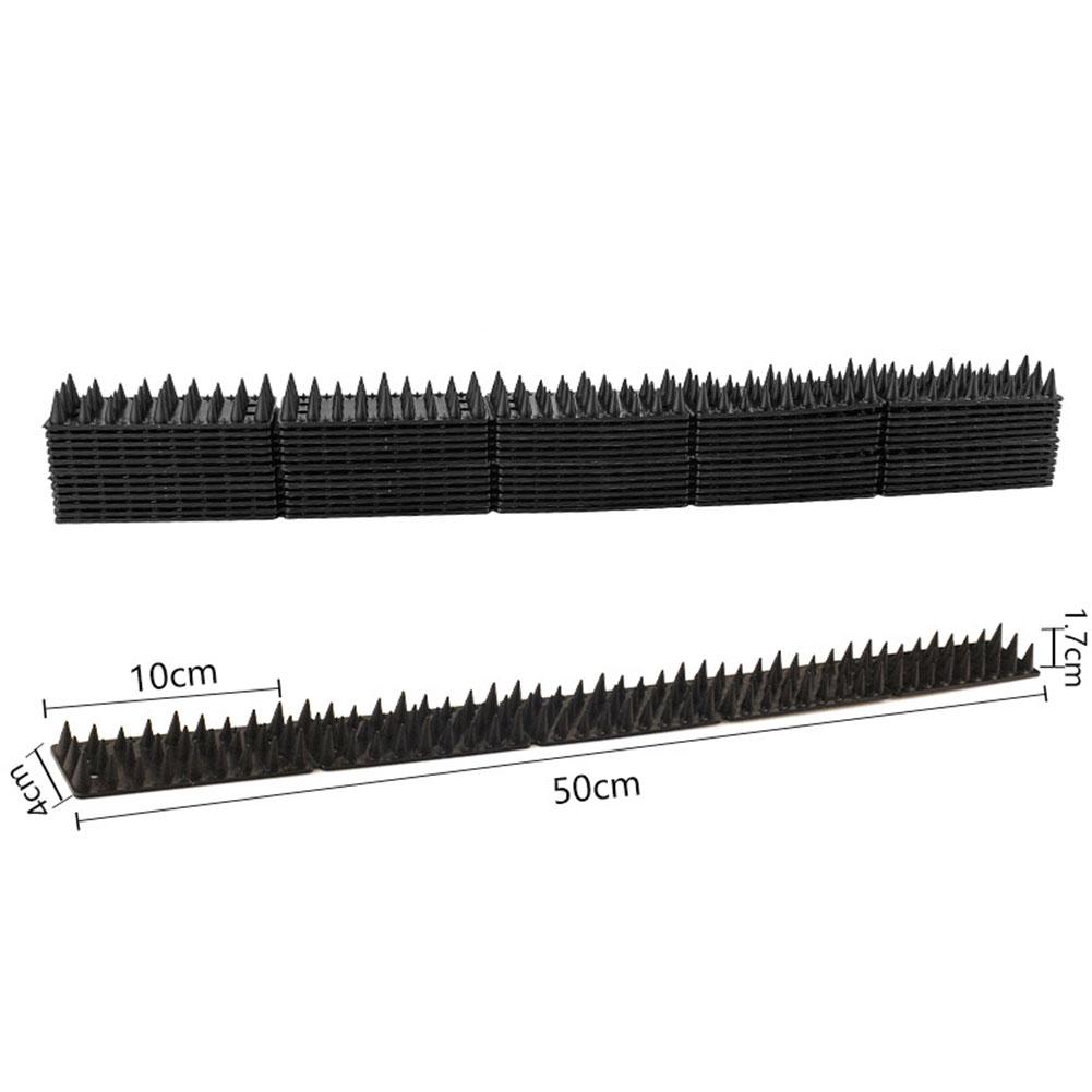 12/14pcs Fence Wall Spikes Bird Deterrent Spikes Outdoor Scare Bird Repeller Anti Birds Pigeon Squirrel Raccoon Deterrent Spikes