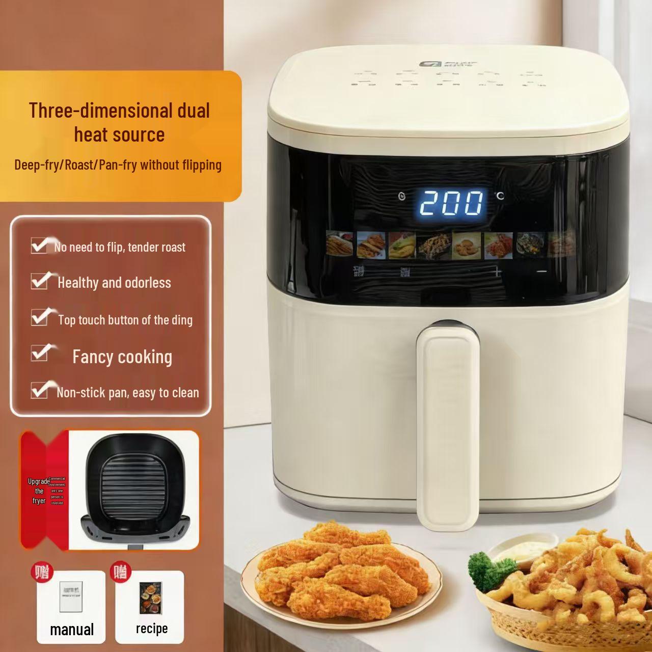 Camel 4L Smart Air Fryer: Large