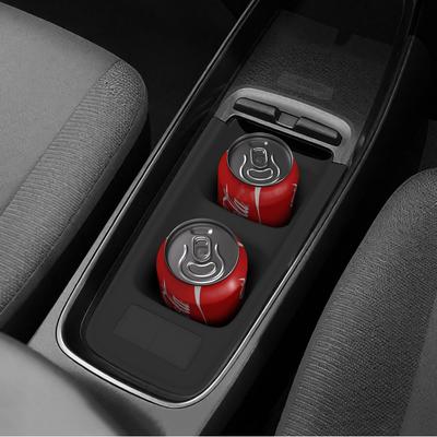 Für Toyota AQUA 2025-2025 Silikon Auto Mittelkonsole Getränkehalter Getränkehalter Mittel Ablagebox Automobil Innenzubehör Schwarz