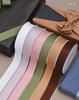 Double-Sided Matte Polyester-Cotton Ribbon, 2.5cm Wide, for Bow and Gift Packaging, Thickened Matte Finish.