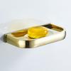 Simple Soap Holder Brass Plated with Gold Soap Holder Bathroom Soap Box Bathroom Pendant