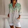 Womens Button Down Shirt  Long Sleeve Shirts For Women Print Graphic  Blouse Top