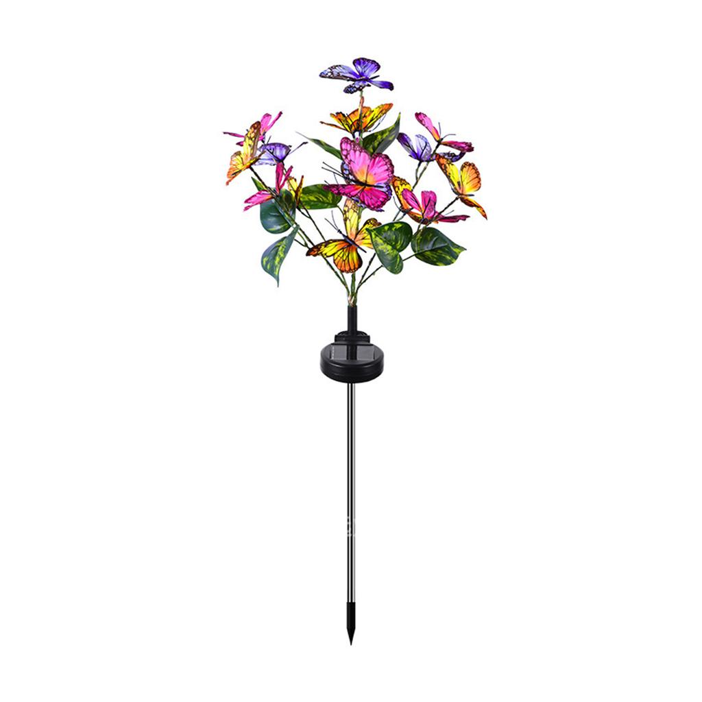 Solar Lawn Lamp Decorative Butterfly Garden Lights Outdoor Landscape Pathway Light IP65 Waterproof Solar Powered Lights