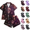 Conjunto de Pijama de Halloween para Mujer de 2 Piezas con Estampado para Comodidad Casual