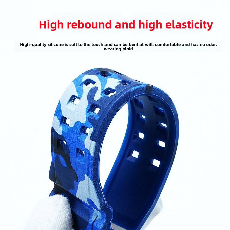 GPW2000 Soft Silicone Strap For Casio G-Shock Kongba 5502 GPW-2000 Wristband Men Replacement Sport Rubber Watch Band Accessories