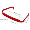 Solid Color Simple Square Shaped Headband Anti-Slip Invisible Girls Hair Hoops For Teenager Fixed Hairstyle Accessories Hair Rim