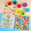 Memory Training Color Matching Beads Game Parent-child Color Sorting Matching  Children Gift