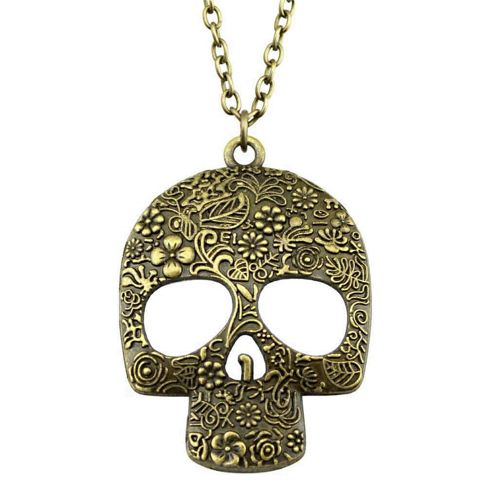 Eagles Gothic Pendant Necklace Gothic Steampunk Halloween Jewelry 45cm or 70cm Long Chain