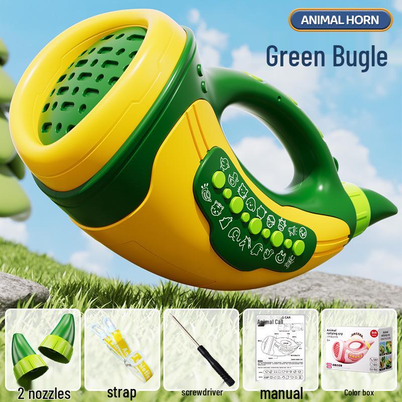 Animal Sound Effect Horn: Kids  Trumpet for Lung Capacity & Musical Play