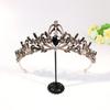 Baroque Retro Black Luxury Crown Bridal Tiara Wedding Dress Birthday Crown