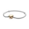 Adjustable Round Bead Bracelet S925 Pure Silver Heart Snake Bone Bracelet Charm DIY Accessories For Women's Gifts