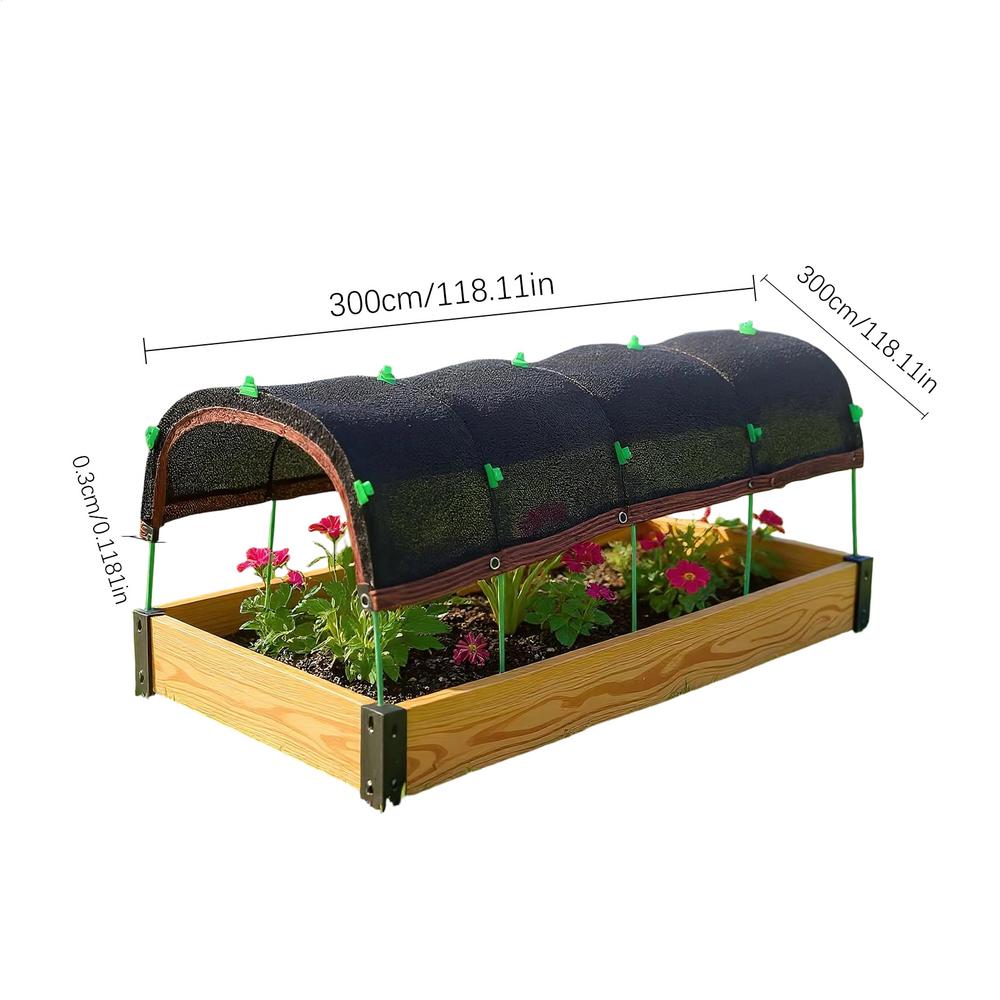 Vegetable Plant Shade Cloth UV Resistant Breathable Fabric Netting Garden Patio Sunblock Cover Heat Insulation Shade Cloth