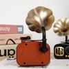 Multifunctional Nostalgic Music Box Gramophone Replicas Hand Crank Mechanism Phonograph Musical Ornament Birthday Gift