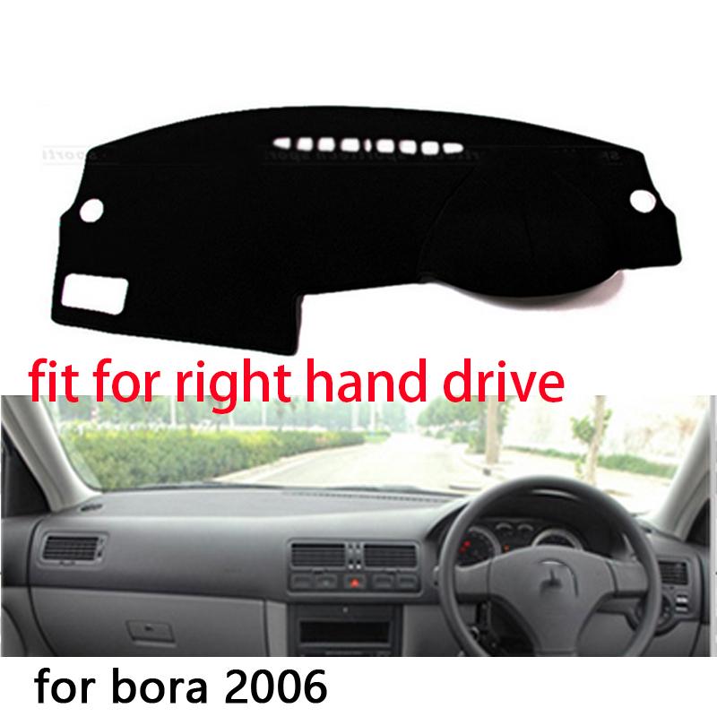 

For Volkswagen Bora 2006 golf4 golf MK4 Right and Left Hand Drive Car Dashboard Covers Mat Shade Cushion Pad Carpets Accessories Red Edge