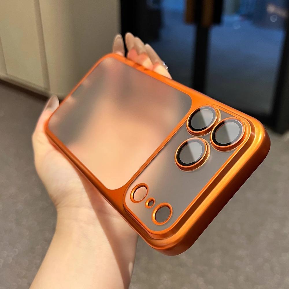 For iPhone17 Pro Max 17 Case Luxury Transparent Plating Phone Case For iPhone 17 Pro Max 17Pro Air Soft TPU Lens Protector Cover