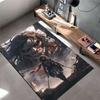 Warrior and Giant in Ruins suitable as a non-slip mat for the living room or bedroom sofa