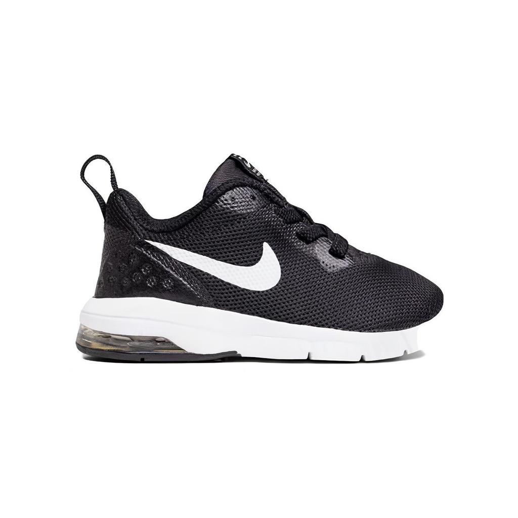 Nike Air Max Motion Synthetic Leather, Textile Low top Toddler Shoes Black White Infant And Toddler 917652-003