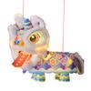 Lion Dance Lantern Handmade Chinese Traditional Lion DIY Crafts Spring Festival Handheld Lantern for Chinese New Year Mid-Autumn Festival Home Decor