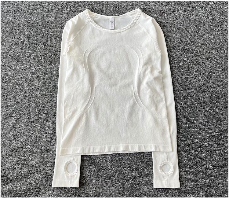 Damen Schnelltrocknendes Langarm Yoga Top - Atmungsaktives, Figurschmeichelndes, Hochelastisches Fitness-T-Shirt