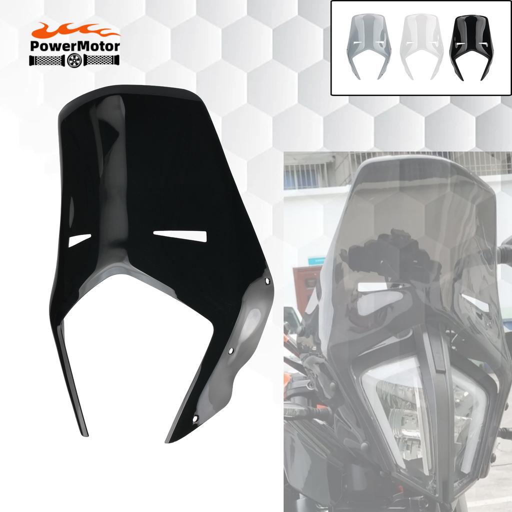 Motorcycle Windshield Windscreen Wind Deflector For KTM 390 790 890 Adventure ADV 2020-2022 Dirt Bike ABS Plastic Accessories