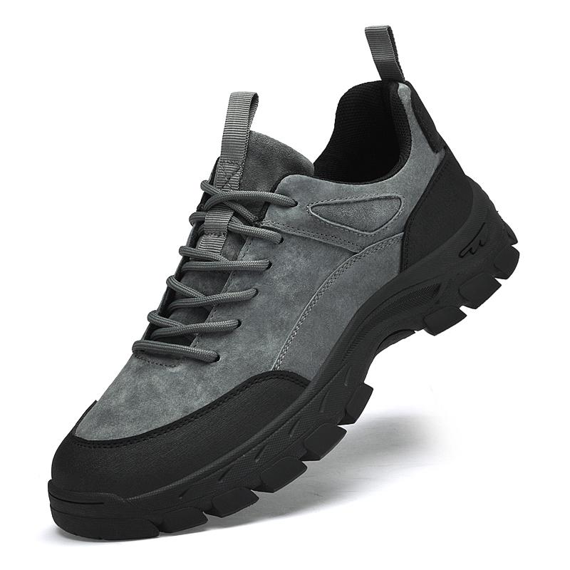Outdoor Mens Casual Shoes Non-Slip Genuine Leather Sneakers Walking Shoes Hot-selling Male Treking Footwear Trainers