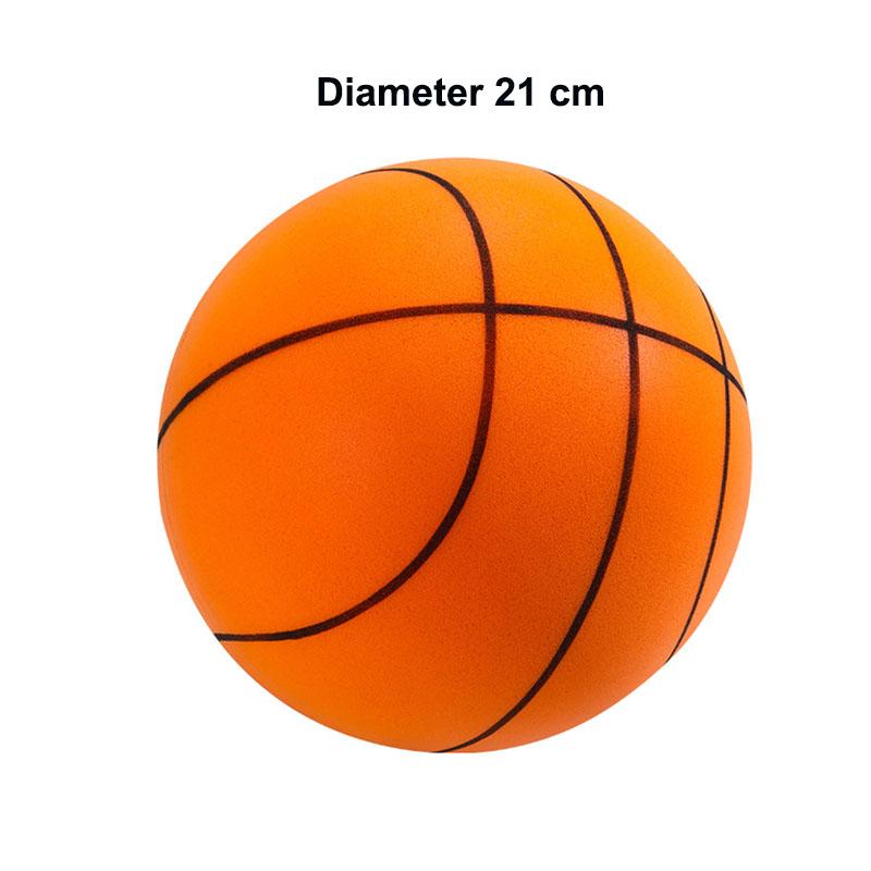 Stille Basketbal Geluidloos Geen Geluid Hoge Dichtheid Zacht PU Schuim Knijpbare Bal Binnen Mute Stuiterende Basketbal Kinderen Sport Speelgoed